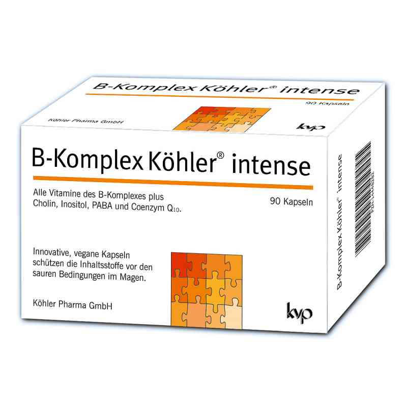 B-komplex Köhler intense Kapseln 90 stk von Köhler Pharma GmbH PZN 14448282