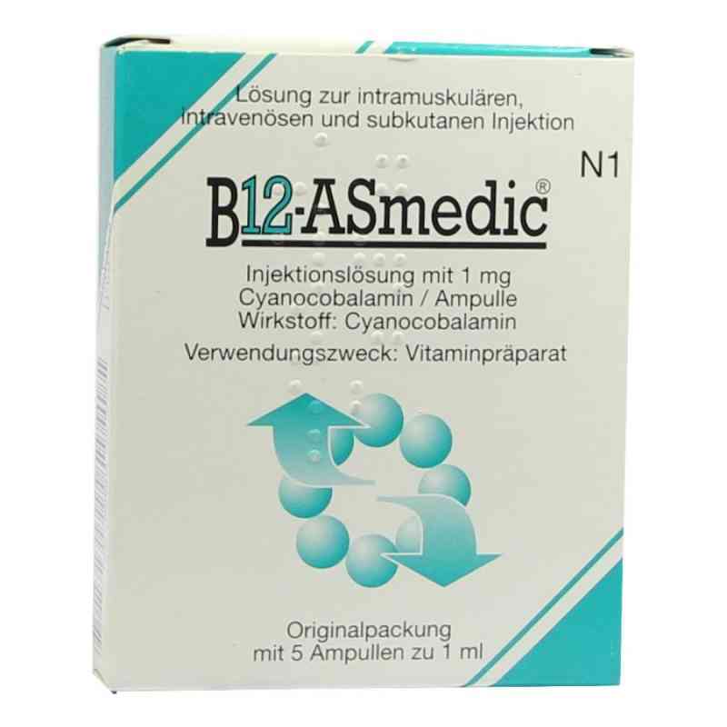 B12 Asmedic Ampullen 5X1 ml von Dyckerhoff Pharma GmbH & Co.KG PZN 01888016