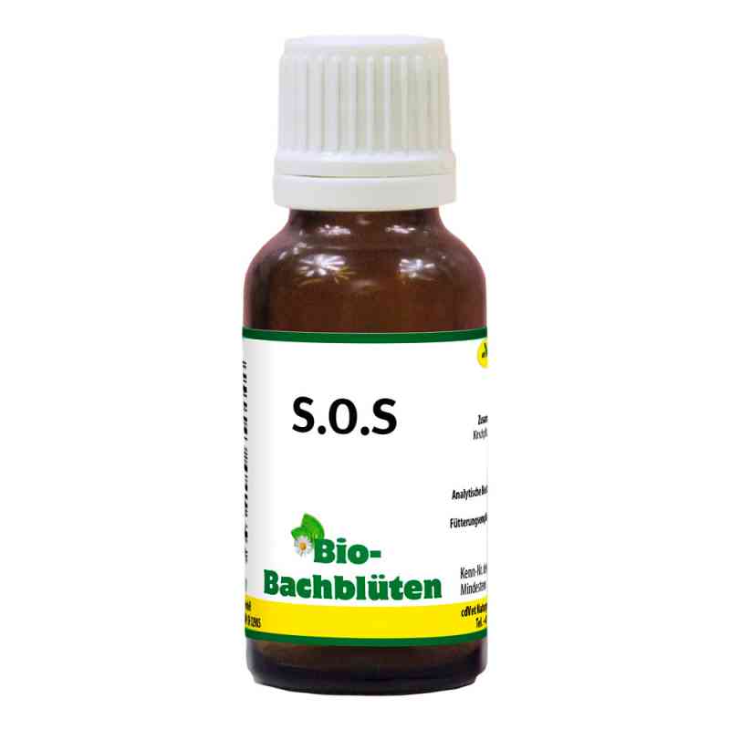 Bachblüten S.o.s flüssig veterinär 20 ml von cdVet Naturprodukte GmbH PZN 10403437