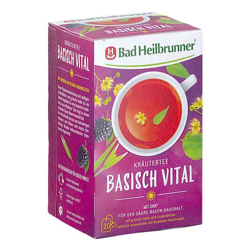 Bad Heilbrunner Basisch Vital Tee Filterbeutel 20X2 g von Bad Heilbrunner Naturheilm.GmbH&Co.KG PZN 17941362