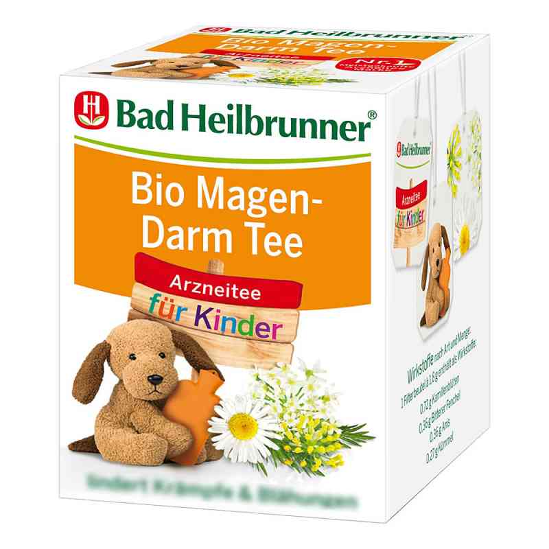 Bad Heilbrunner Bio Magen-darm Tee für Kinder Fbtl. 8X1.8 g von Bad Heilbrunner Naturheilm.GmbH&Co.KG PZN 13416280