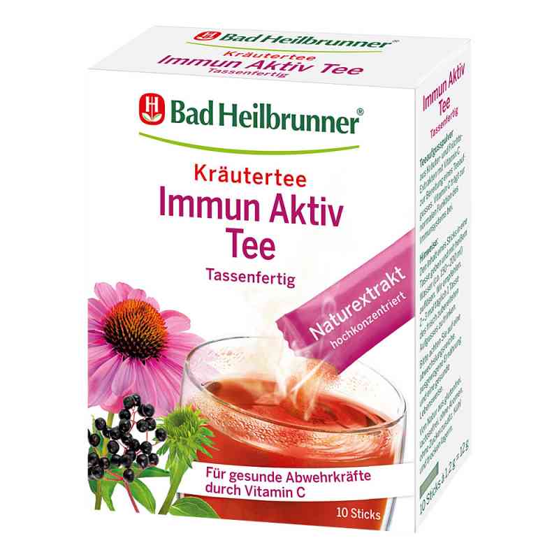 Bad Heilbrunner Immun Aktiv Tee tassenfertig 10X1.2 g von Bad Heilbrunner Naturheilm.GmbH& PZN 14163094