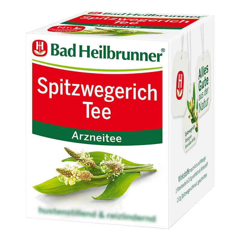 Bad Heilbrunner Spitzwegerichkraut Tee 8X2.0 g von Bad Heilbrunner Naturheilm.GmbH& PZN 02296105