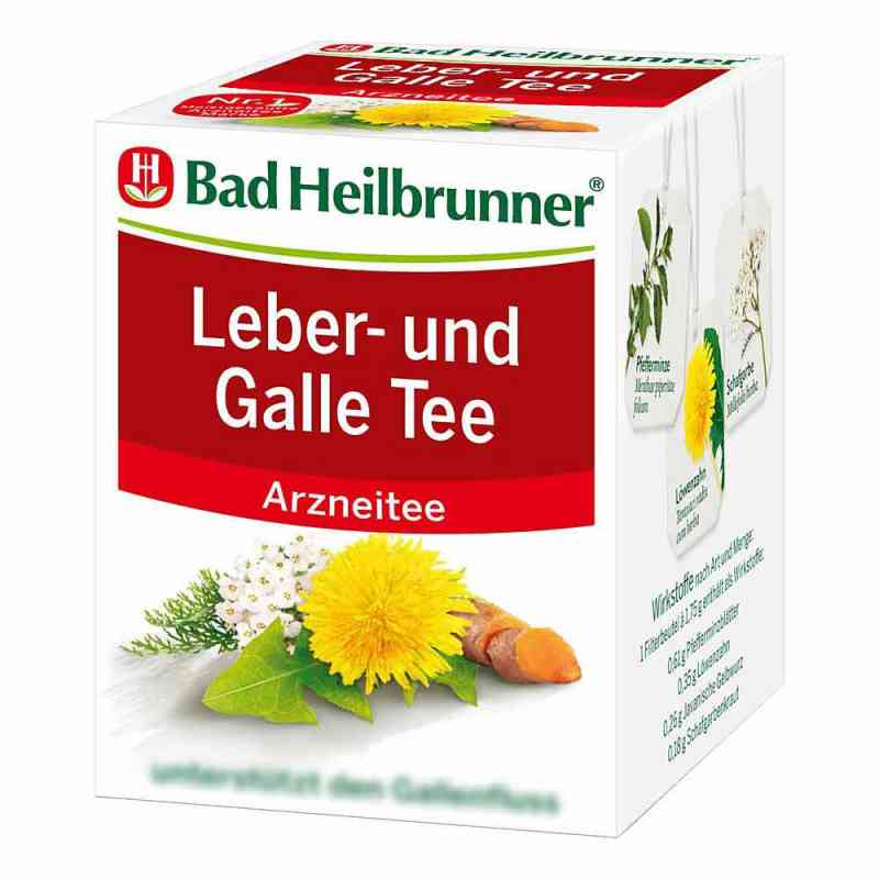 Bad Heilbrunner Tee Leber und Galle Filterbeutel 8X1.75 g von Bad Heilbrunner Naturheilm.GmbH& PZN 04250998