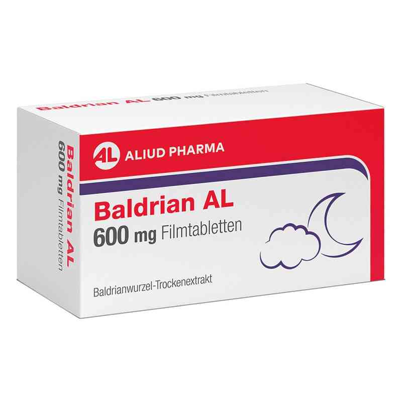 Baldrian AL 600 mg Filmtabletten bei leichter Nervosität und Sch 60 stk von ALIUD Pharma GmbH PZN 19645917