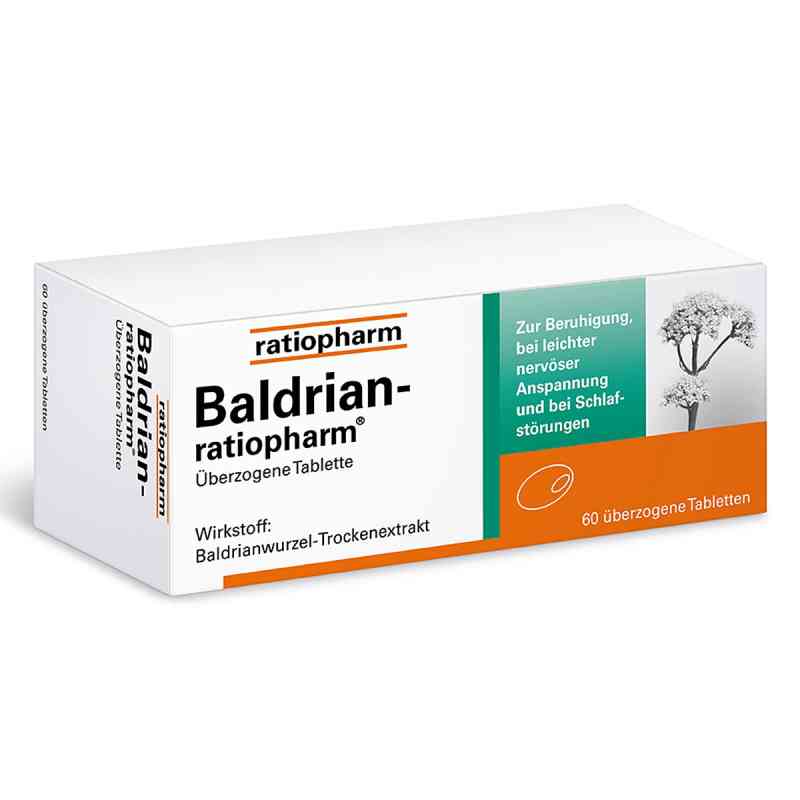 Baldrian-ratiopharm® überzogene Tablette 60 stk von ratiopharm GmbH PZN 07052750