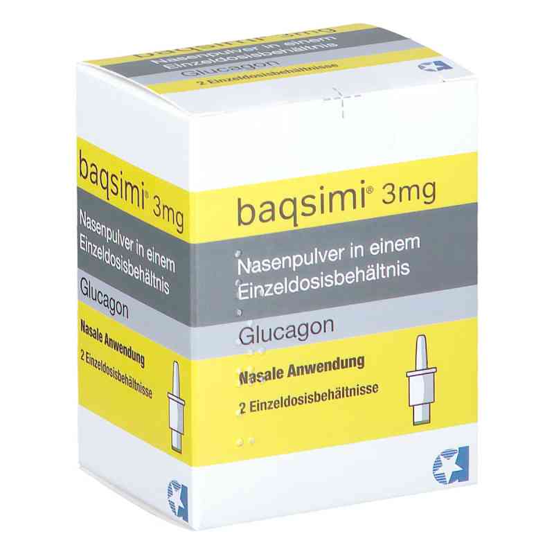 Baqsimi 3 mg Nasenpulver i.e.Einzeldosisbehältnis 2X3 mg von Abacus Medicine A/S PZN 16687766