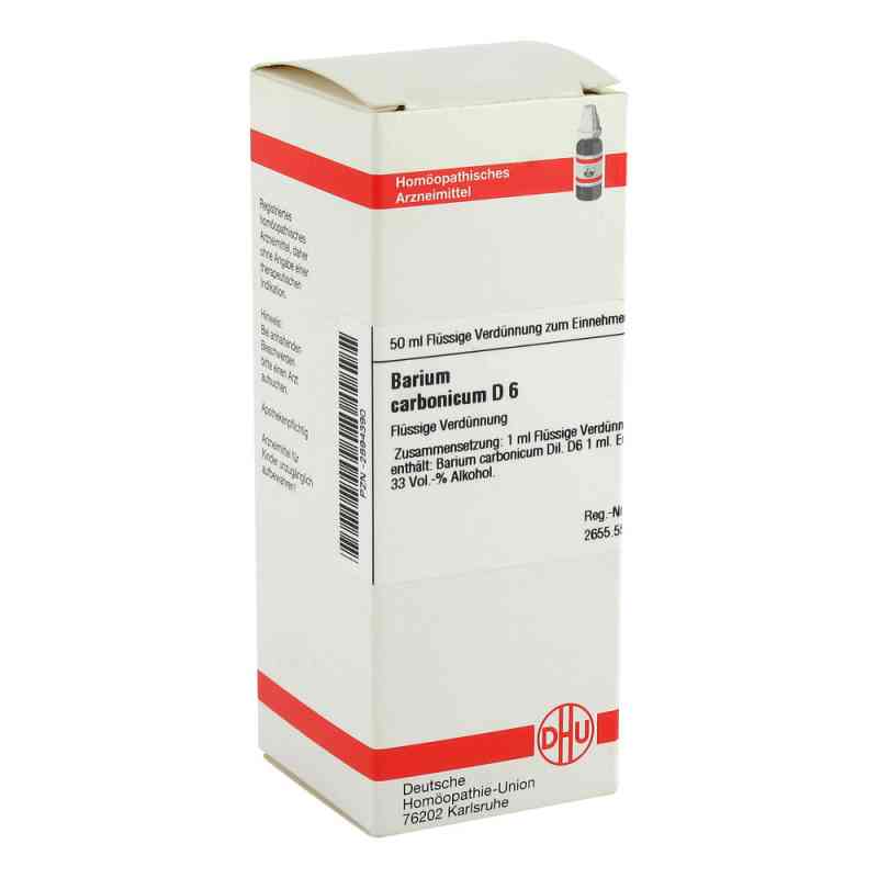 Barium Carbonicum D6 Dilution 50 ml von DHU-Arzneimittel GmbH & Co. KG PZN 02894390