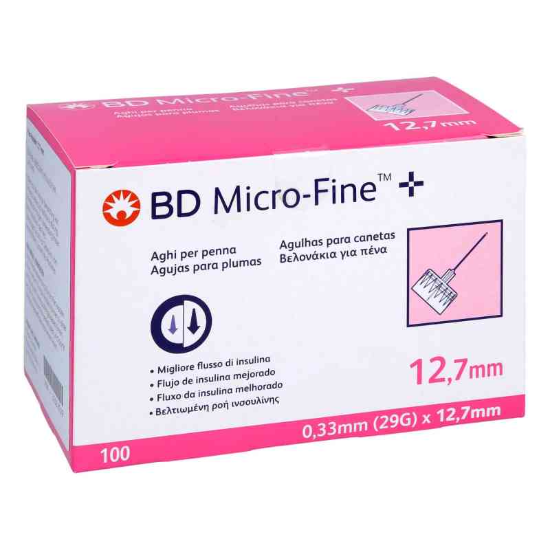 Bd Micro-fine+ 12,7 Nadeln 0,33x12,7 mm 100 stk von actiPart GmbH PZN 03813258