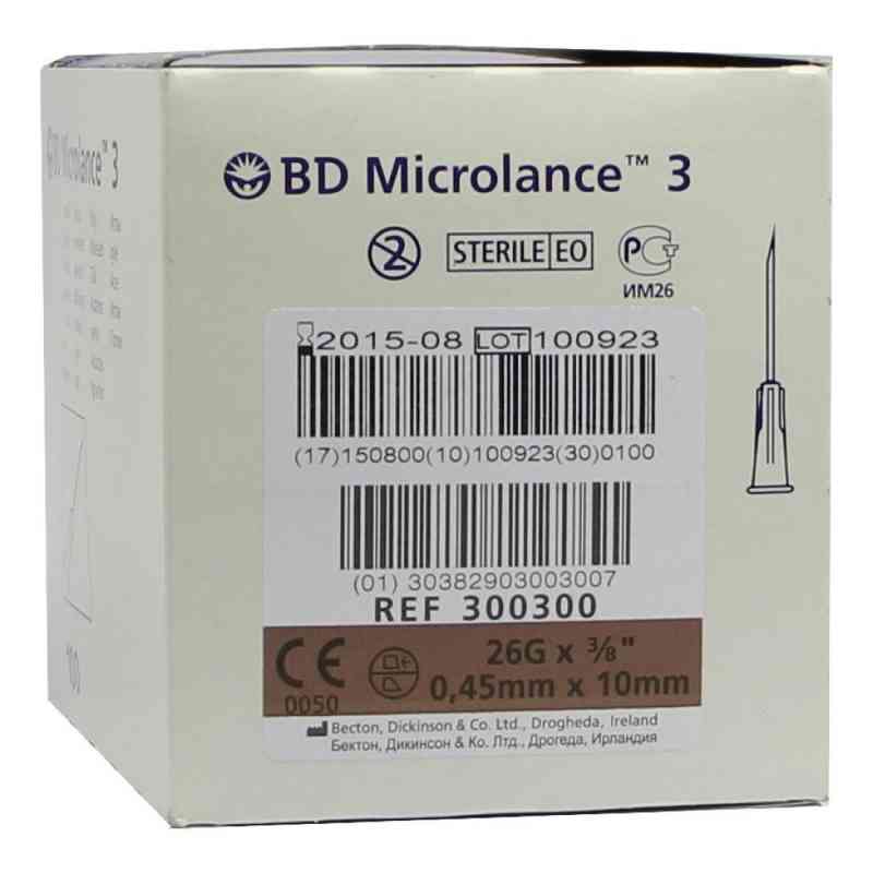 Bd Microlance Kanüle 26 G 3/8 0,45x10 mm 100 stk von Becton Dickinson GmbH PZN 03087131