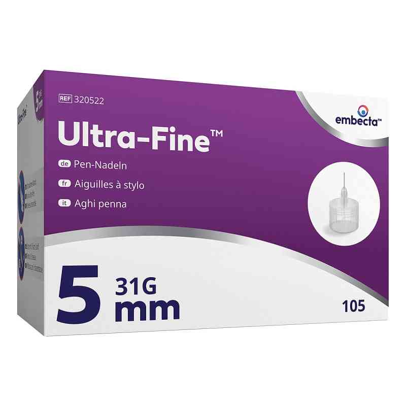 BD Ultra-Fine Pen-Nadeln 5 mm 31 G 105 stk von embecta GmbH PZN 20539994