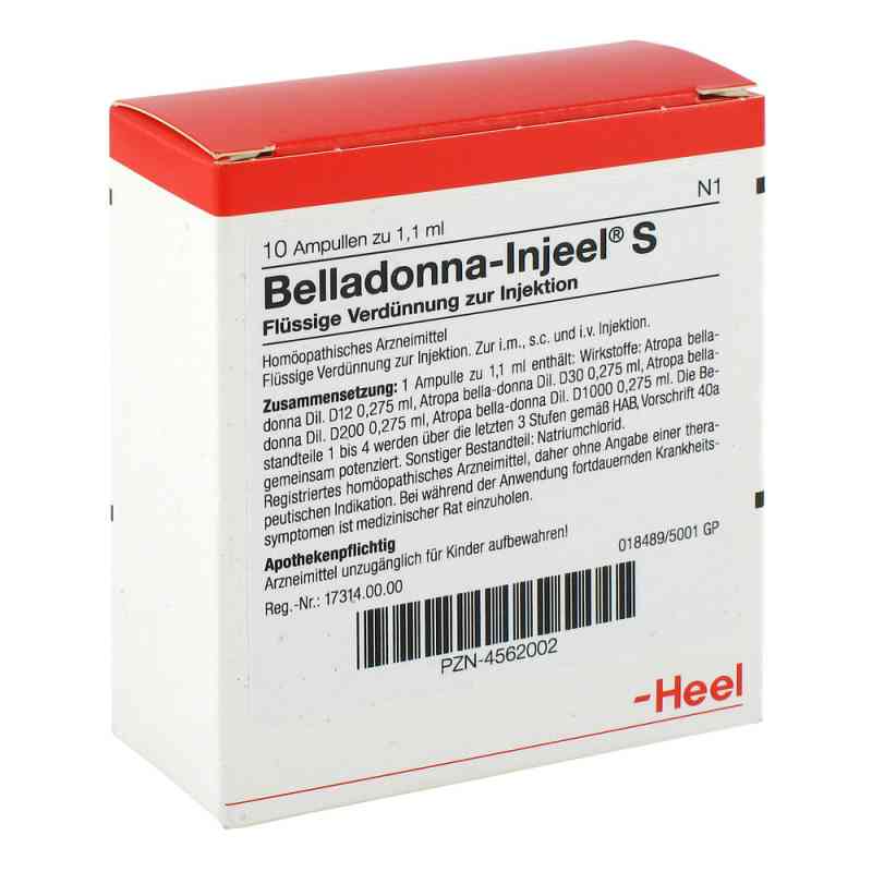 Belladonna Injeel S Ampullen 10 stk von Biologische Heilmittel Heel GmbH PZN 04562002