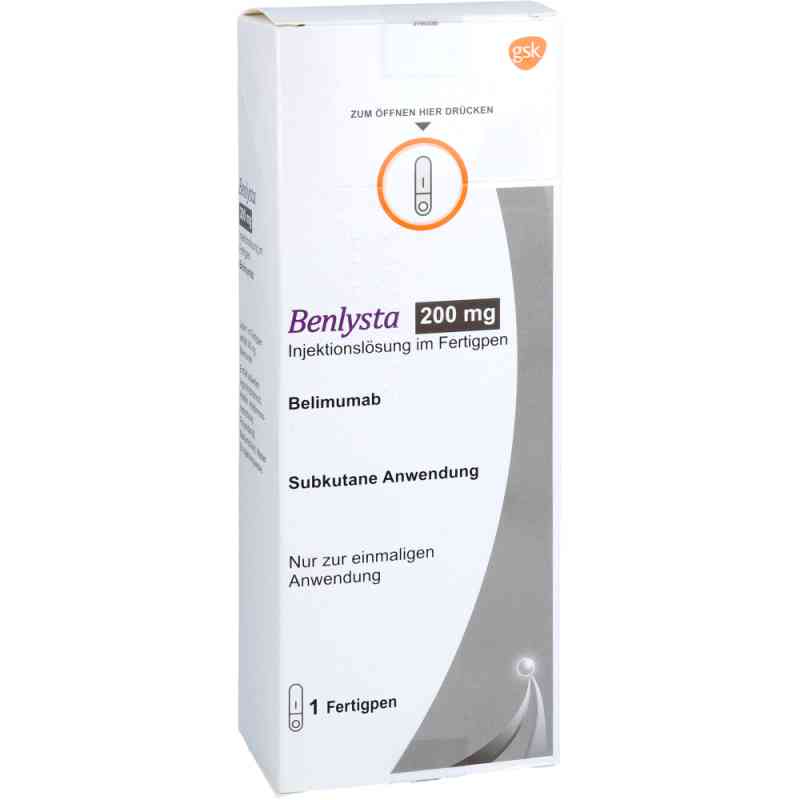 Benlysta 200 mg Injektionslösung i.e.Fertigpen 1 stk von GlaxoSmithKline GmbH & Co. KG PZN 12897656