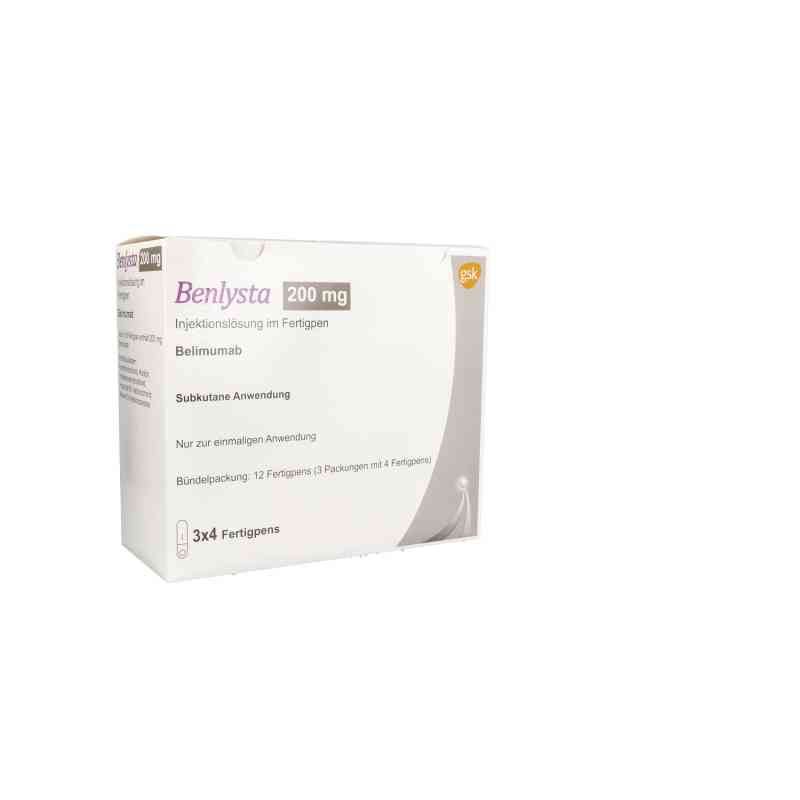 Benlysta 200 mg Injektionslösung i.e.Fertigpen 3X4 stk von GlaxoSmithKline GmbH & Co. KG PZN 12897679