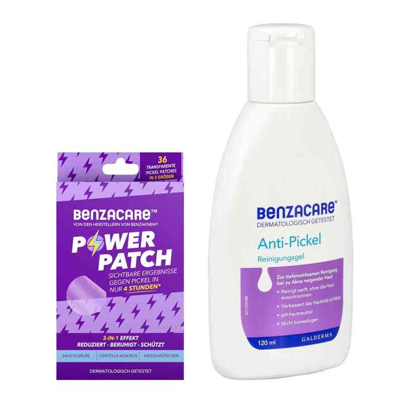 Benzacare Anti-Pickel Reinigungsgel + Power Patch gegen Pickel 1 stk von Galderma Laboratorium GmbH PZN 08105150