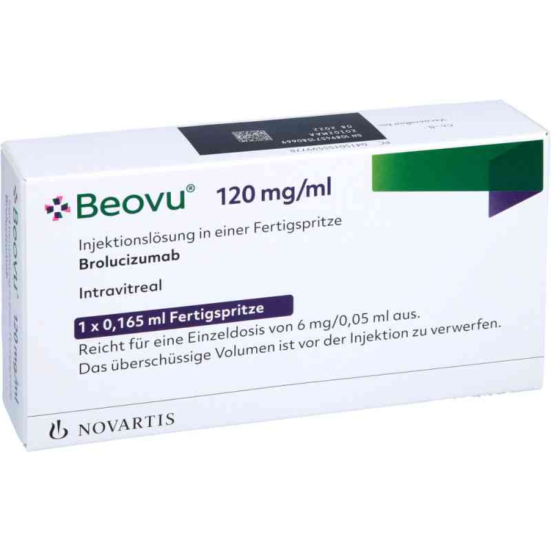 Beovu 120 mg/ml Injektionslösung i.e.Fertigspritze 1 stk von NOVARTIS Pharma GmbH PZN 15559977
