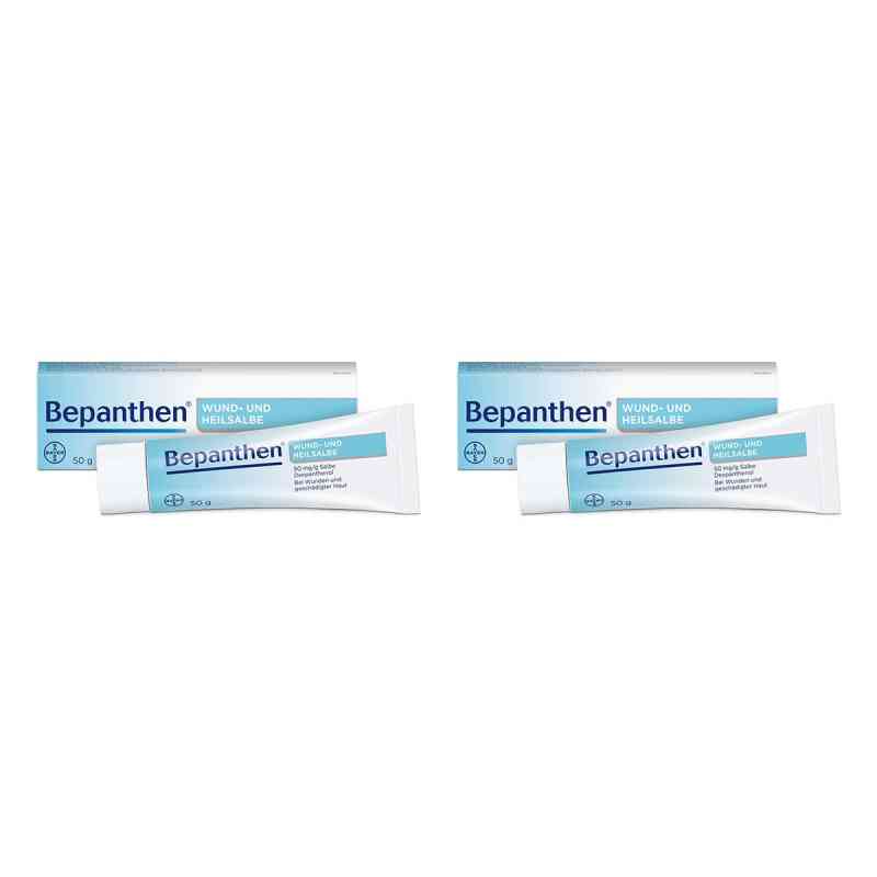 Bepanthen Wund- und Heilsalbe 2x50 g von Bayer Vital GmbH PZN 08102249