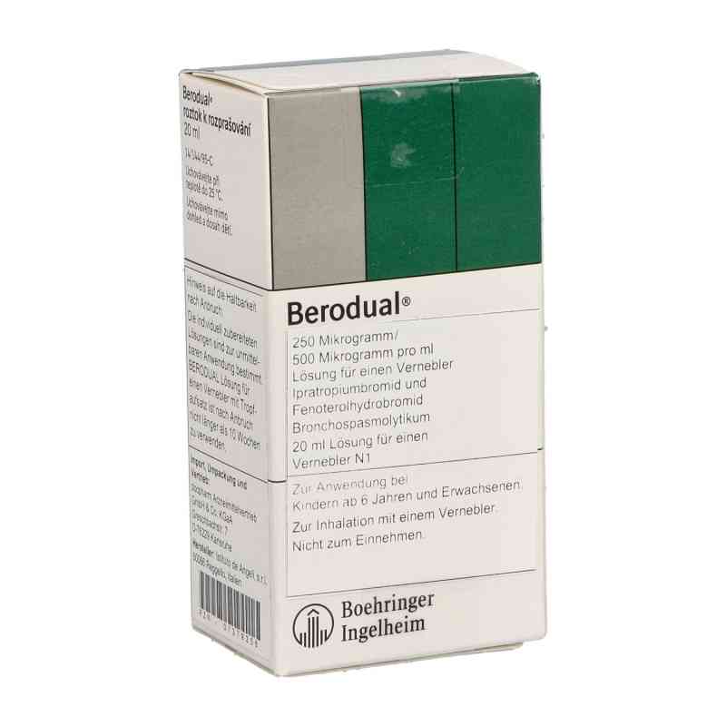 Berodual 250μg/500μg Lösung für einen Vernebler 20 ml von Docpharm GmbH PZN 07379356