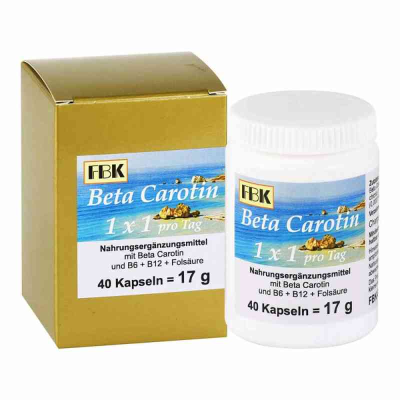Beta Carotin 1 x 1 Pro Tag Kapseln 40 stk von FBK-Pharma GmbH PZN 06995030