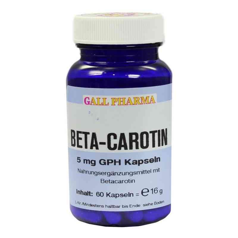 Beta Carotin 5 mg Kapseln 60 stk von GALL-PHARMA GmbH PZN 02139529