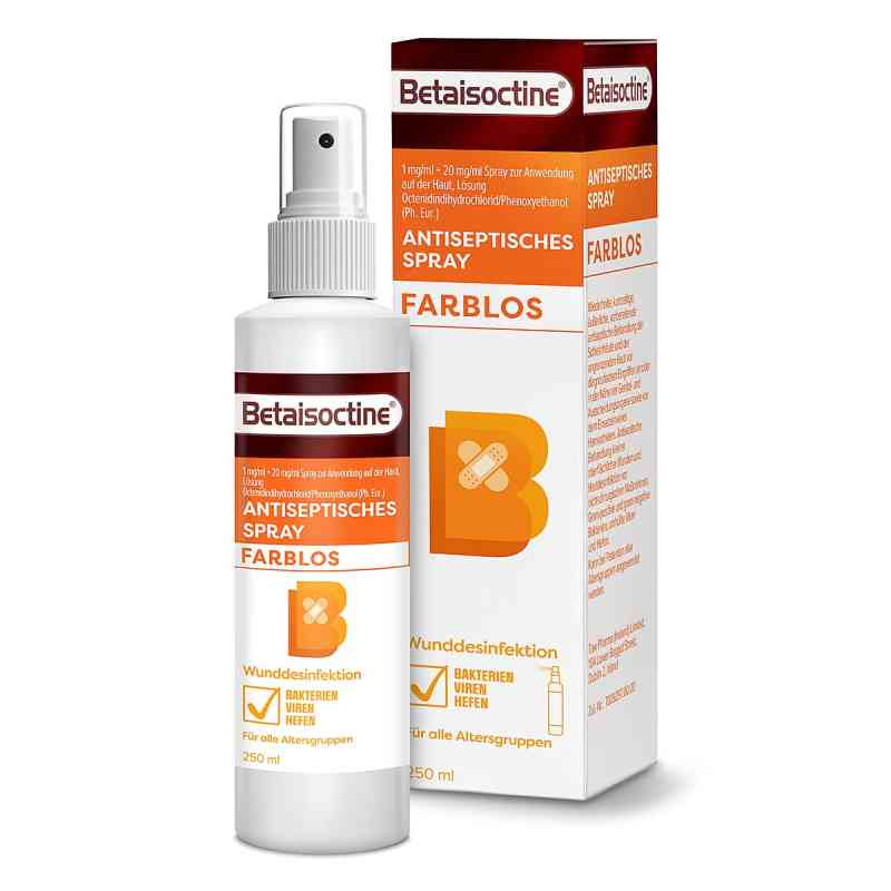 Betaisoctine Spray antiseptische Wunddesinfektion 250 ml von HERMES Arzneimittel GmbH PZN 19989456
