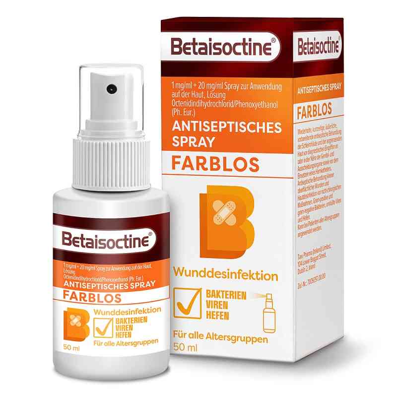 Betaisoctine Spray antiseptische Wunddesinfektion 50 ml von HERMES Arzneimittel GmbH PZN 19989427