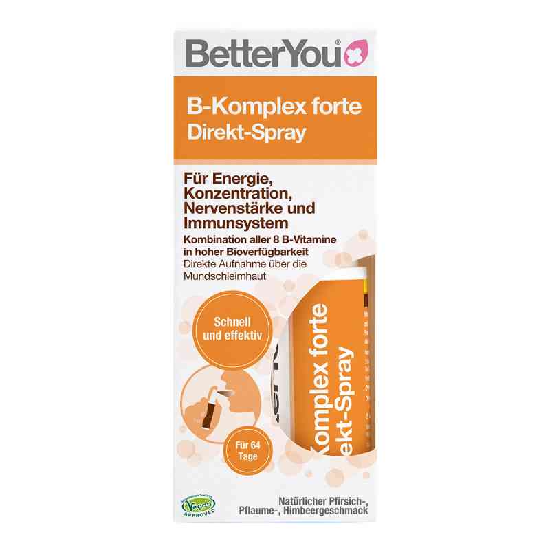 BetterYou Vitamin B-Komplex Forte Direkt-Spray 25 ml von Hansa Naturheilmittel GmbH PZN 16879193
