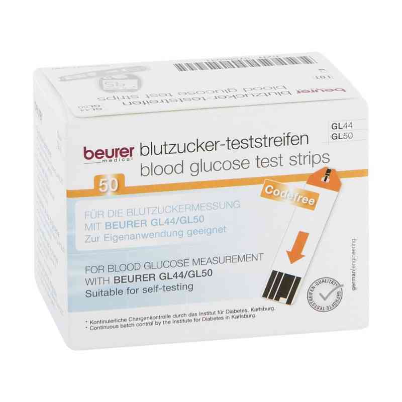 Beurer Gl44/gl50 Teststreifen 50 stk von BEURER GmbH PZN 07586931