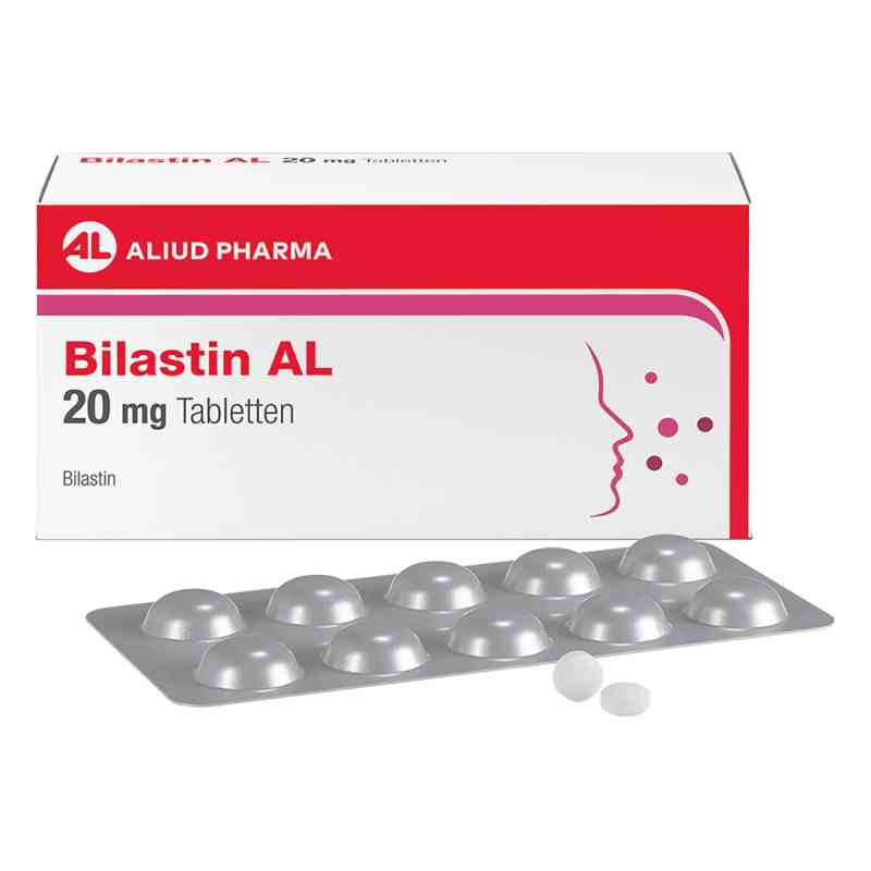 Bilastin AL 20 mg Tabletten bei Heuschnupfen 20 stk von ALIUD Pharma GmbH PZN 19752866