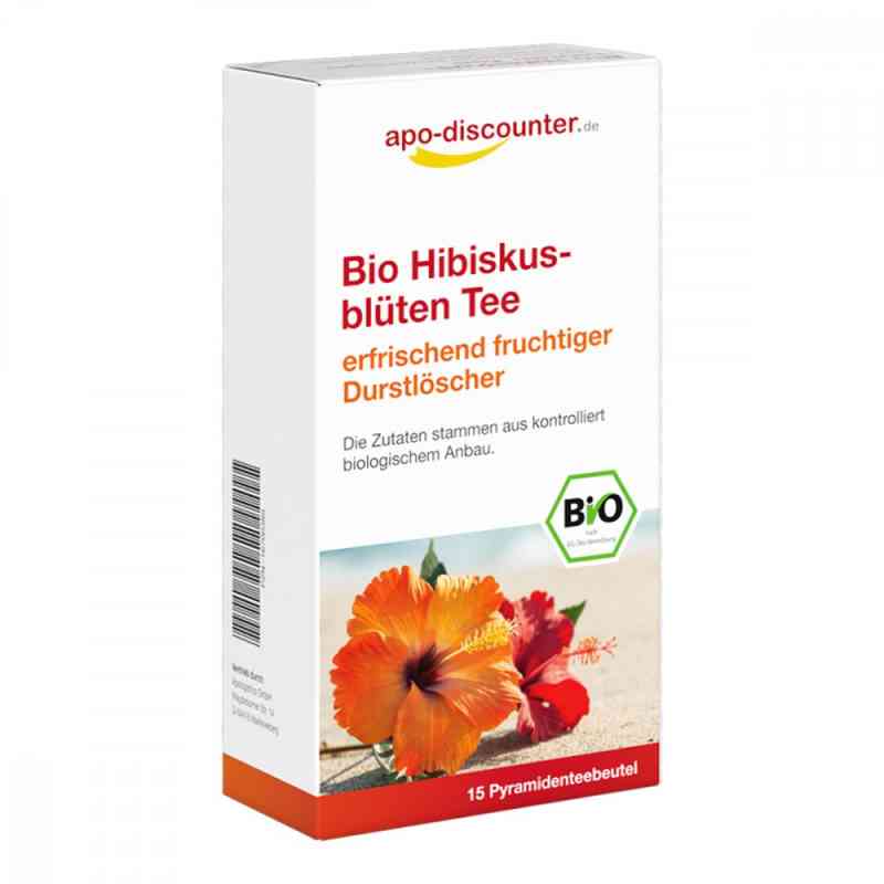 Bio Hibiskusblüten Tee Filterbeutel von apo-discounter 15X1.5 g von apo.com Group GmbH PZN 16700389