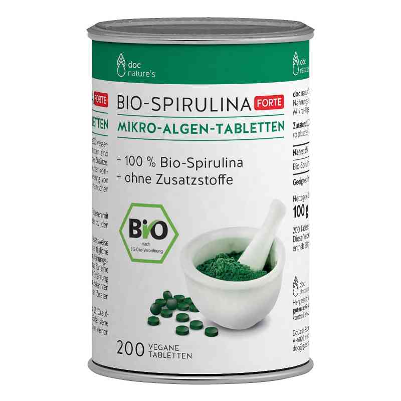 Bio Spirulina Mikro-algen Forte Tabletten 200 stk von Janus Medica GmbH PZN 18739036