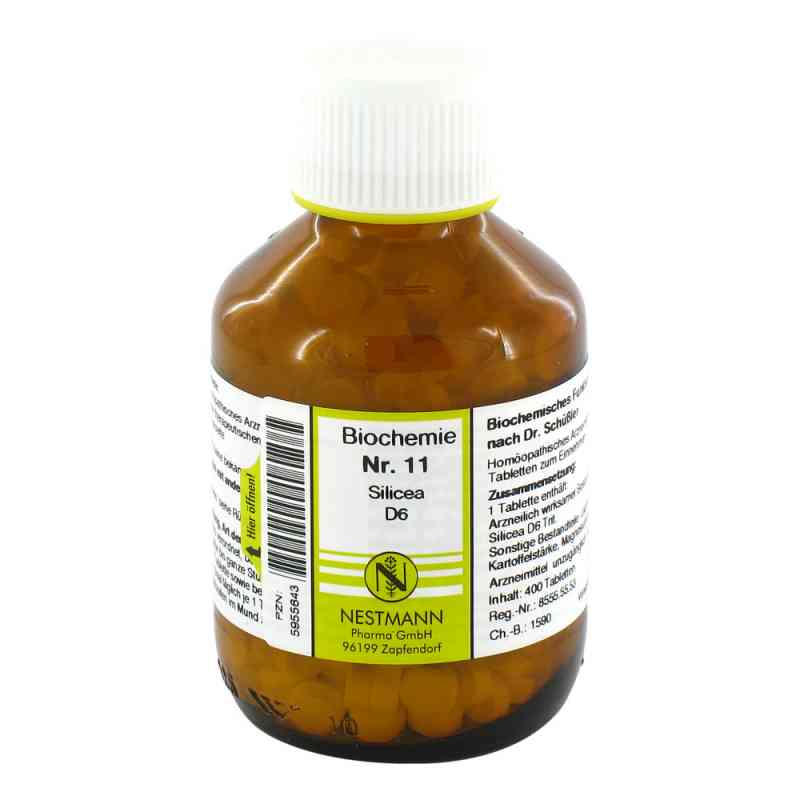 Biochemie 11 Silicea D6 Tabletten 400 stk von NESTMANN Pharma GmbH PZN 05955643