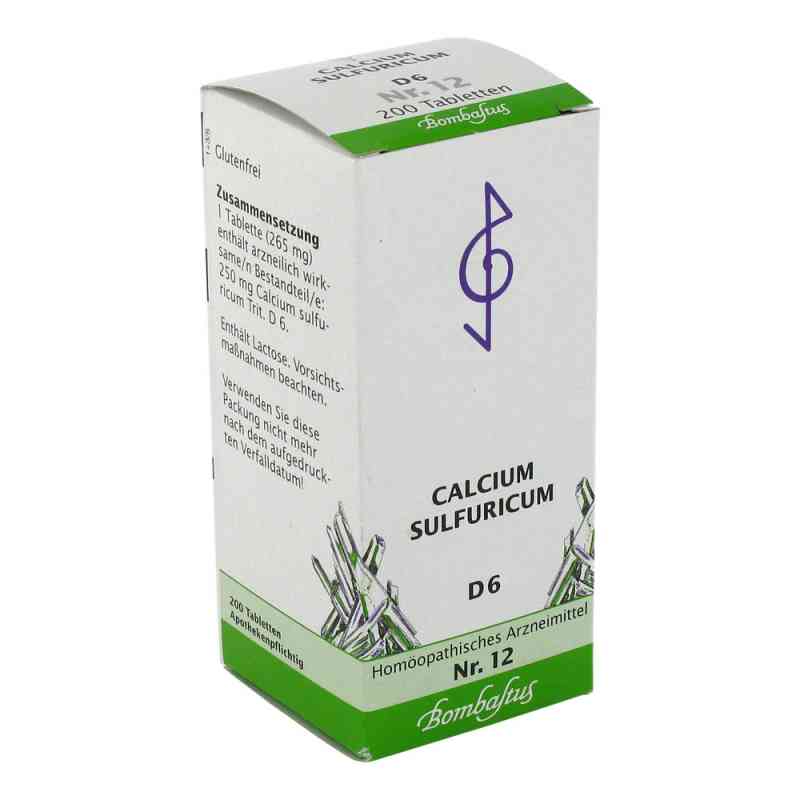 Biochemie 12 Calcium sulfuricum D6 Tabletten 200 stk von Bombastus-Werke AG PZN 01073917