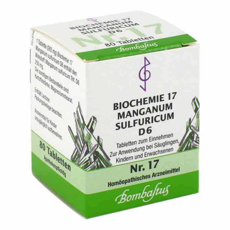 Biochemie 17 Manganum sulfuricum D6 Tabletten 80 stk von Bombastus-Werke AG PZN 04324863