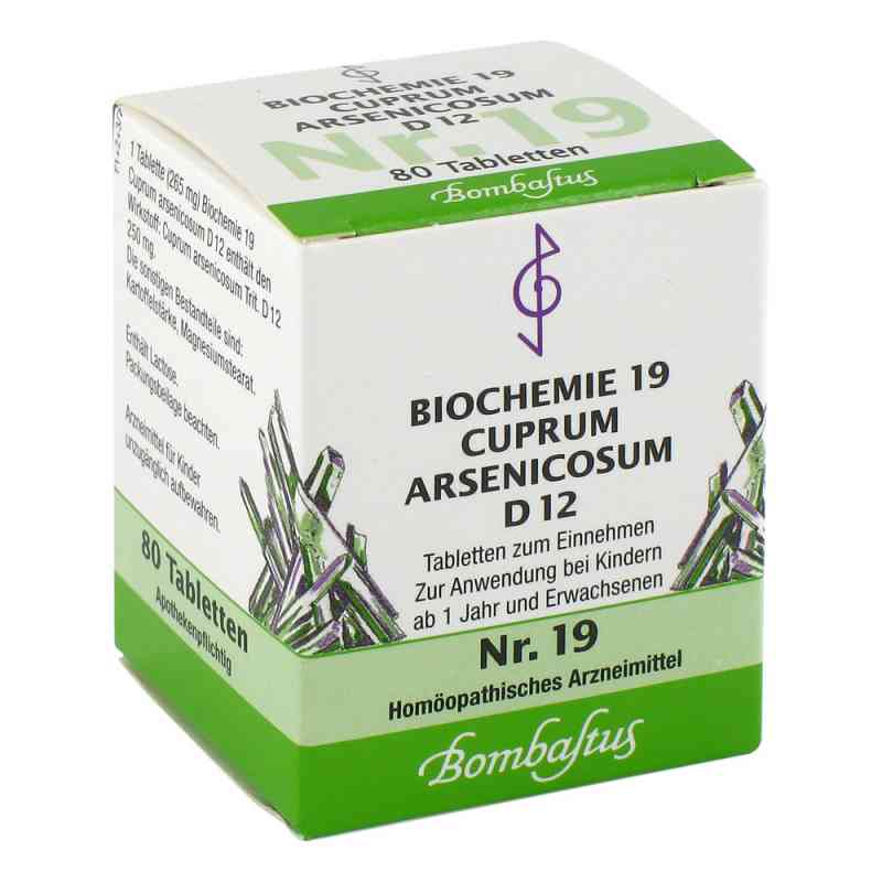 Biochemie 19 Cuprum arsenicosum D12 Tabletten 80 stk von Bombastus-Werke AG PZN 04325087