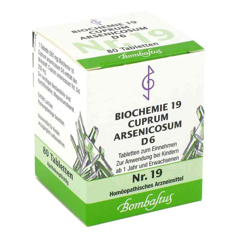 Biochemie 19 Cuprum arsenicosum D6 Tabletten 80 stk von Bombastus-Werke AG PZN 04325064