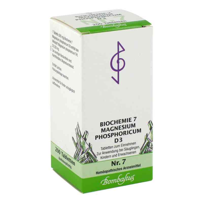 Biochemie 7 Magnesium phosphoricum D3 Tabletten 200 stk von Bombastus-Werke AG PZN 01073656