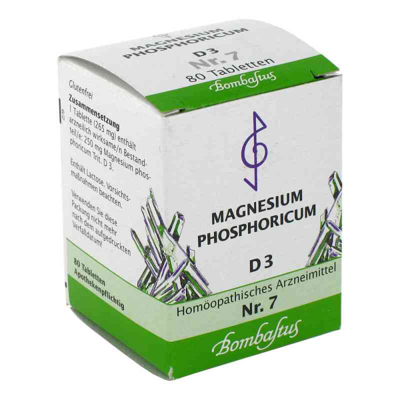 Biochemie 7 Magnesium phosphoricum D3 Tabletten 80 stk von Bombastus-Werke AG PZN 01073633