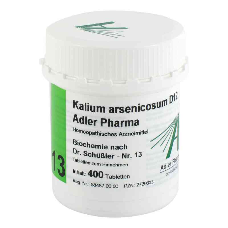 Biochemie Adler 13 Kalium arsen.D12 Adl.ph.tbl. 400 stk von Adler Pharma Produktion und Vert PZN 02729633