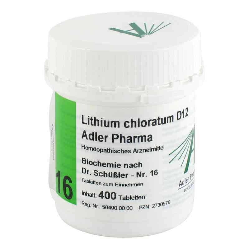 Biochemie Adler 16 Lithium chlor.D12 Ad.p. Tabletten 400 stk von Adler Pharma Produktion und Vert PZN 02730576