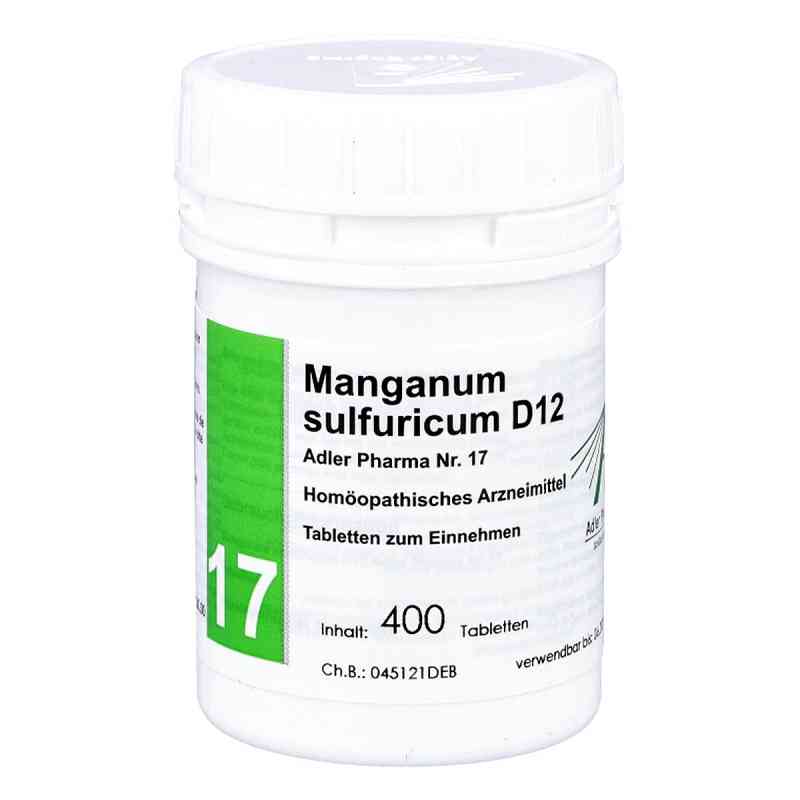 Biochemie Adler 17 Manganum sulf.D12 Ad.p. Tabletten 400 stk von Adler Pharma Produktion und Vert PZN 02730292