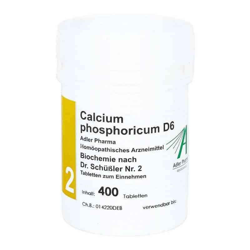 Biochemie Adler 2 Calcium phosphoricum D6 Adl.p. Tabletten 400 stk von Adler Pharma Produktion und Vert PZN 02726758