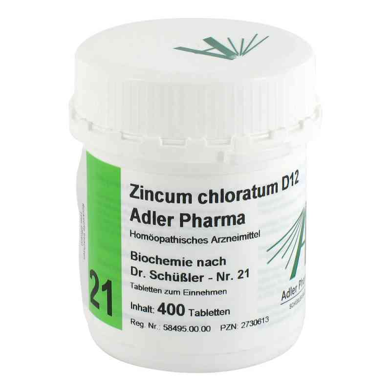 Biochemie Adler 21 Zincum chlor.D12 Adl.p. Tabletten 400 stk von Adler Pharma Produktion und Vert PZN 02730613