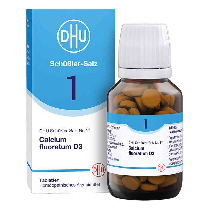 Biochemie Dhu 1 Calcium fluorat.D 3 Tabletten 200 stk von DHU-Arzneimittel GmbH & Co. KG PZN 02580355