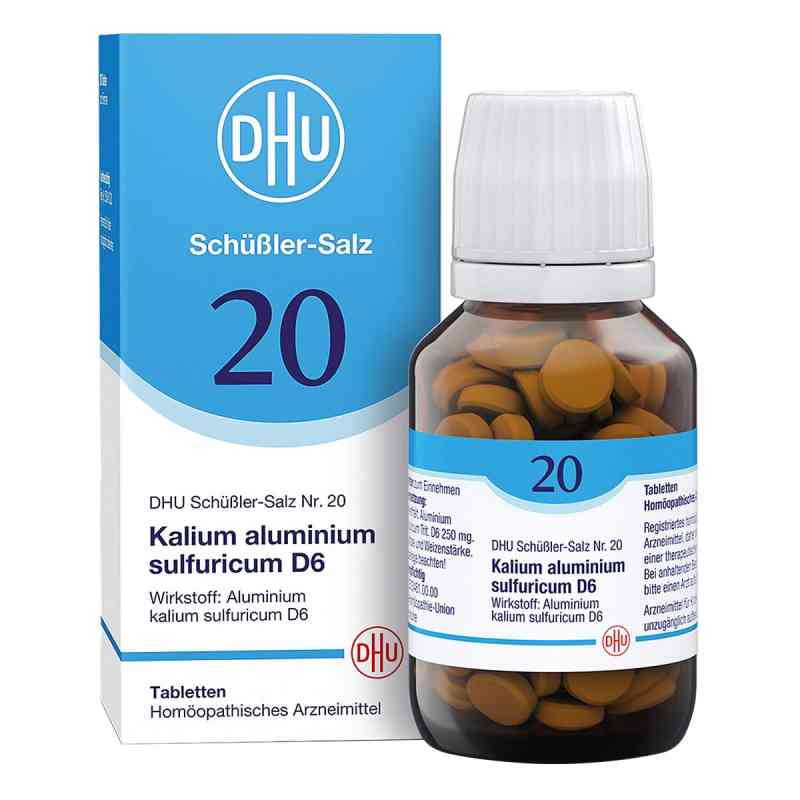 Biochemie Dhu 20 Kalium alum.sulfur. D6 Tabletten 200 stk von DHU-Arzneimittel GmbH & Co. KG PZN 02581538