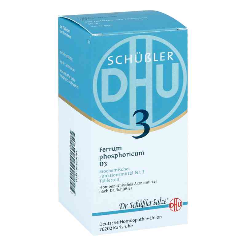 Biochemie Dhu 3 Ferrum Phosphoricum D3 Tabletten 420 stk von DHU-Arzneimittel GmbH & Co. KG PZN 06583994