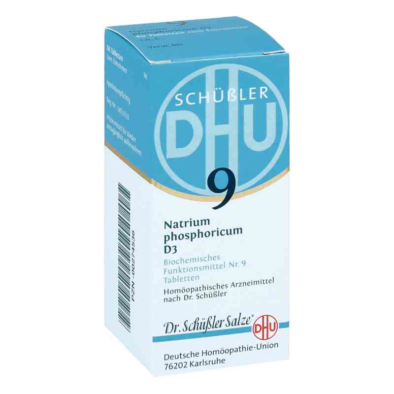 Biochemie Dhu 9 Natrium Phosphoricum D3 Tabletten 80 stk von DHU-Arzneimittel GmbH & Co. KG PZN 00274536