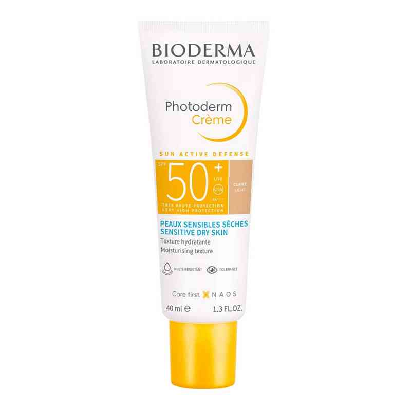 Bioderma Photoderm Creme Spf 50+ Hell 40 ml von NAOS Deutschland GmbH PZN 17669919