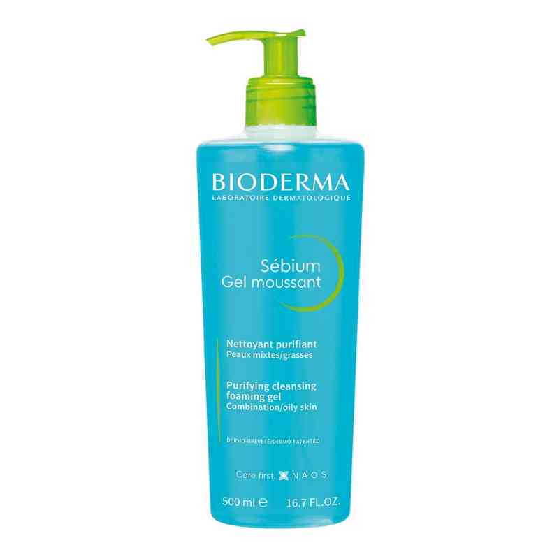 Bioderma Sebium Gel Moussant Reinigungsgel 500 ml von NAOS Deutschland GmbH PZN 10947781