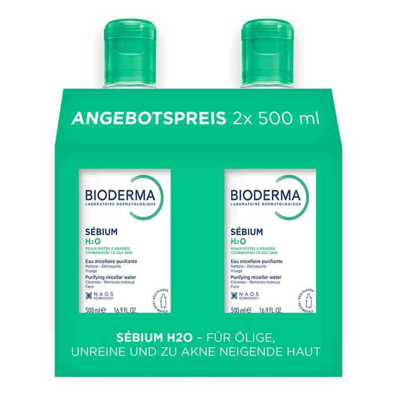 Bioderma Sebium H2o Reinigungslösung 2X500 ml von NAOS Deutschland GmbH PZN 16820372